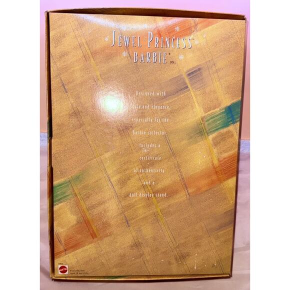 Rare Vintage Barbie Doll Jewel Princess Mattel 1996 MIB Red Plaid - Picture 8 of 10